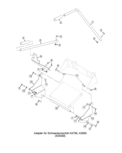 AS-Motor - Adapter für Schneeräumschild AS 799 und AS 800