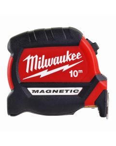 Milwaukee Premium-Bandmaß 10 m (magnetisch, 27 mm breites Band)