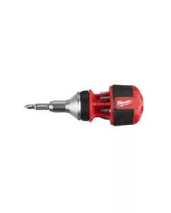 Milwaukee Schrauberdreher mit Ratschenfunktion Stubby (inkl. 7 Bits PH/PZ/TX/SL)