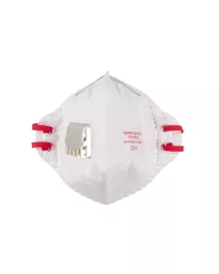 Milwaukee FFP2 Einweg-Atemschutzmaske mit Ventil gefaltet (15er Pack)