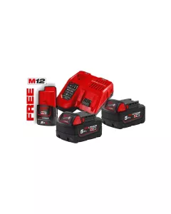 Milwaukee M18NRG-502 (18V Starterset)