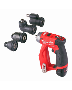 Milwaukee M12FDDXKIT-202X (FUEL™ Akku-Kompakt-Bohrschrauber mit Schnellwechselbohrfutter)