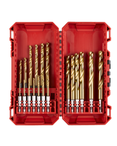 Milwaukee- Shockwave-Metallbohrer HSS-G Hex-Titan -1-4-Zoll - 19-tlg.