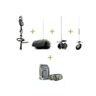 EGO MRC2306E-K2403 Multi-Tool Antriebseinheit + Kehrbürste + Rotocut + Bodenfräse Kit