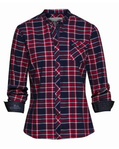 STIHL STIHL Flanellbluse rot/blau, Gr. S