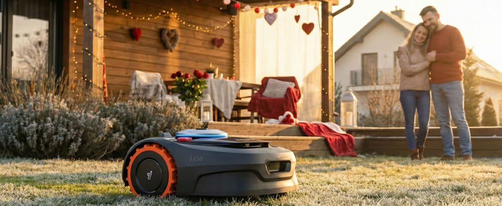 Herzasen Valentins-Wochen Aktion Mähroboter